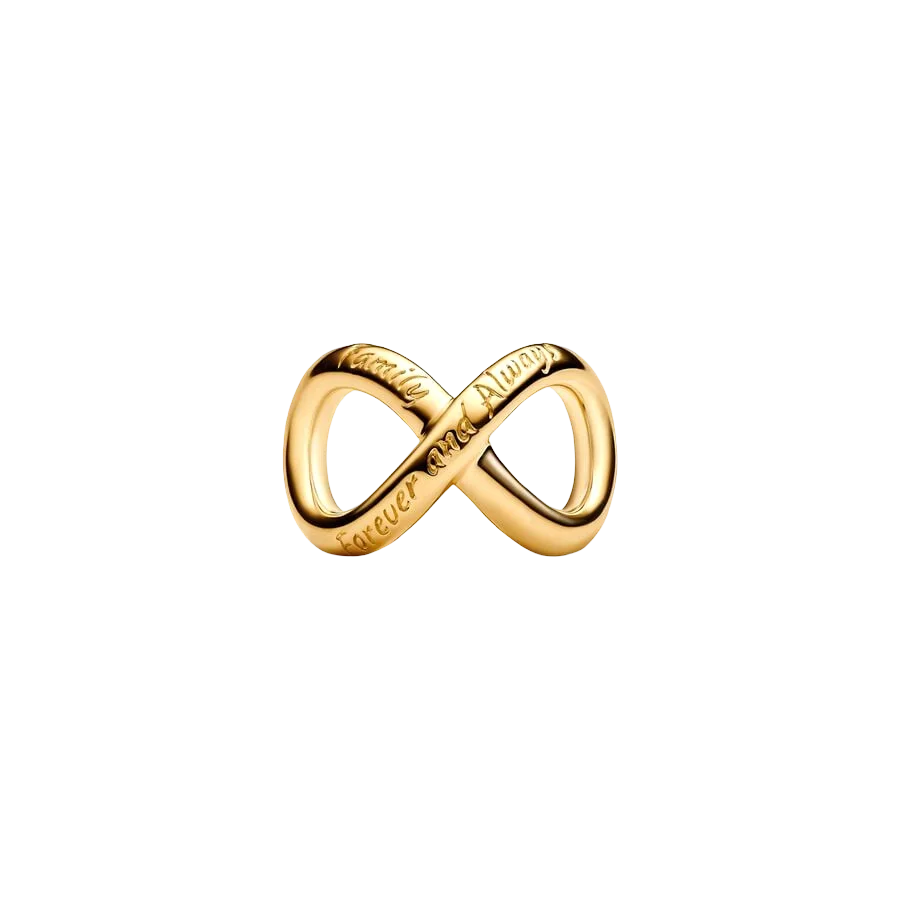 New Original Charm Beads Forever & Always Infinity& Clear Sparkling Row Clip & moon Bead Fit Pendant Bracelet Women Jewelry Gift
