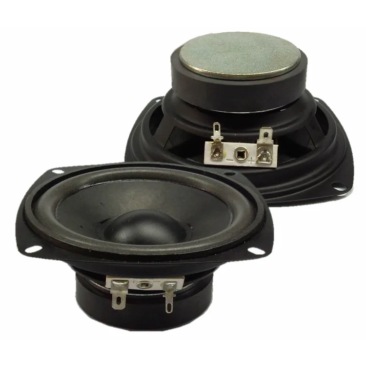 Multimedia 105mm RMS Power 15W 4Ω/8Ω Optional Fullrange Horn 4 Inch Paper Cone Foam Edge 60mm-Ferrite Magnet Full Range Speaker