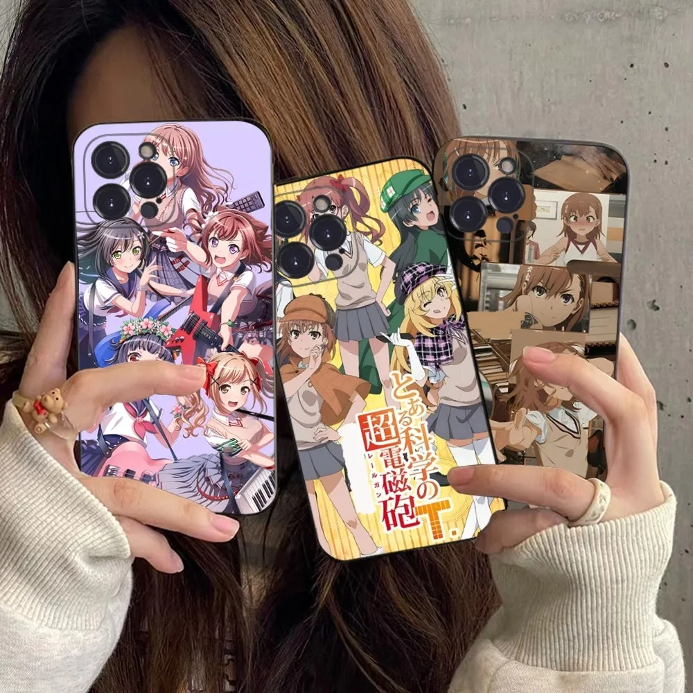 A Certain Scientific Railgun Phone Case For iPhone 15 14 11 12 13 Mini Pro XS Max Cover 6 7 8 Plus X XR SE 2020 Funda Shell