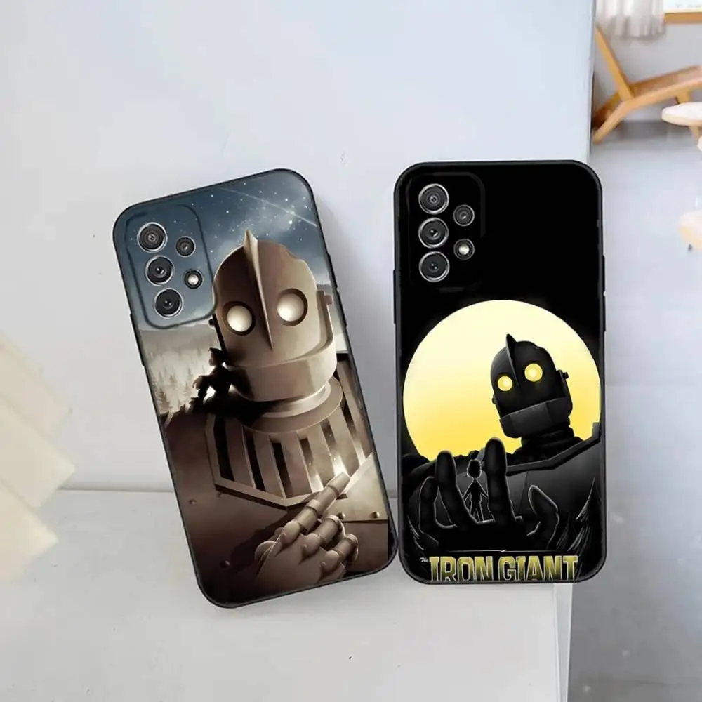 

Robot I-Iron Giant Phone Case For Samsung S25,S24 Ultra,S20,S30 plus,S22 plus,S23,S30 ultra 5G Silicone Cover