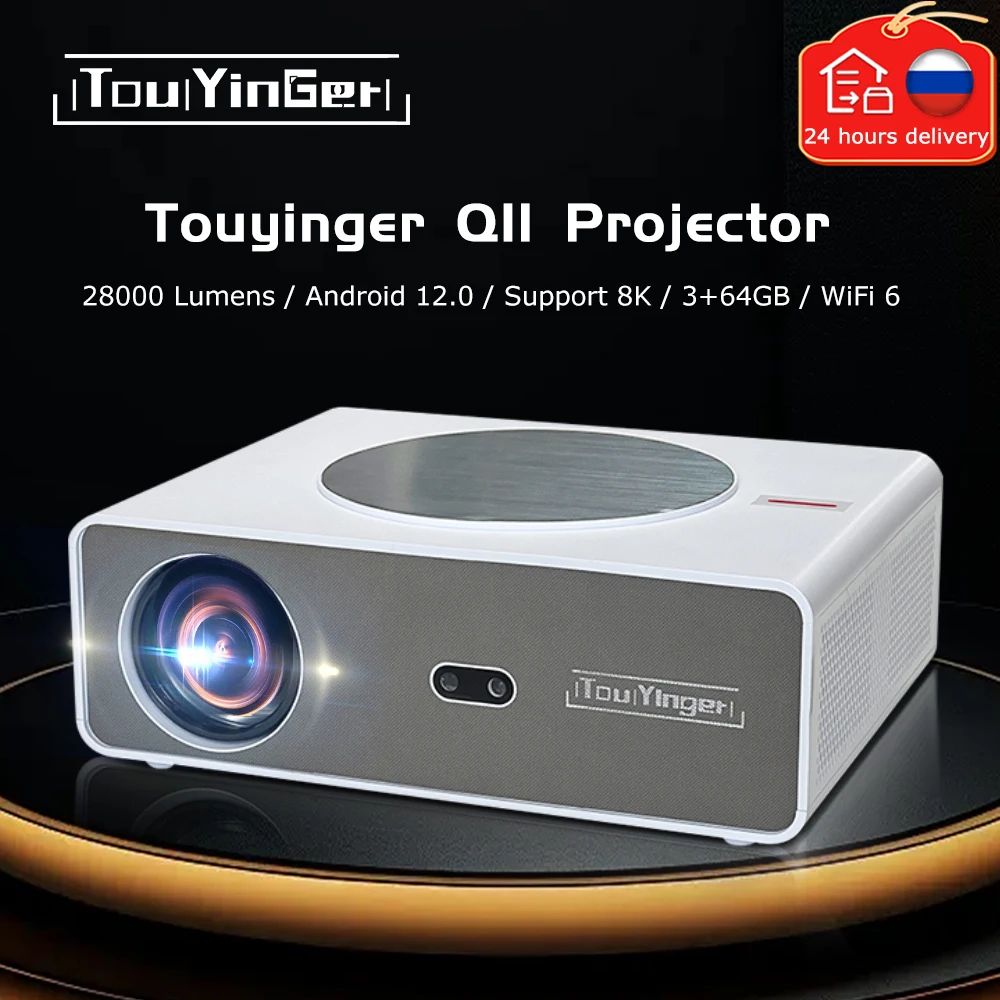 Everycom Touyinger Q11 projector 4K 8K led home theater electronics video game devices 5G Projectors full HD movie projector