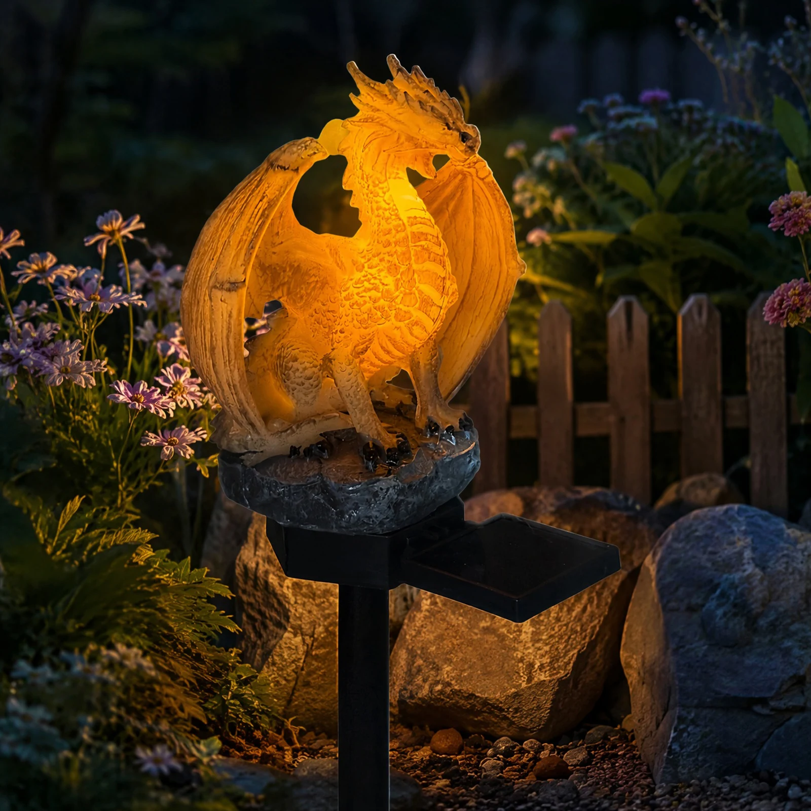 Solar-Gartenleuchte in Drachen – Home Decor Garden Bewertung und Preis