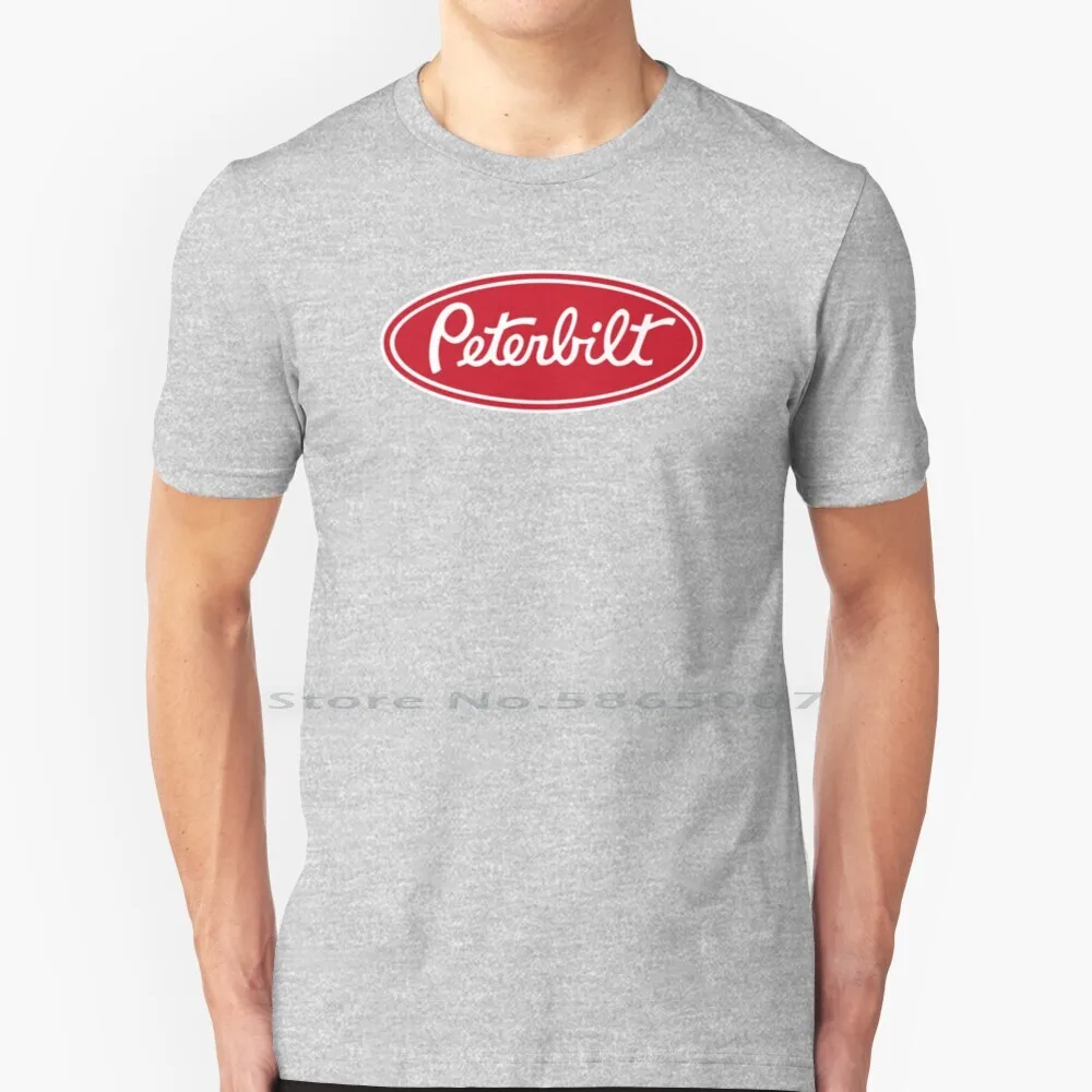 Peterbilt Trucks Sign T Shirt Cotton 6XL Trucks Trucker Usa Peterbilt Kenworth