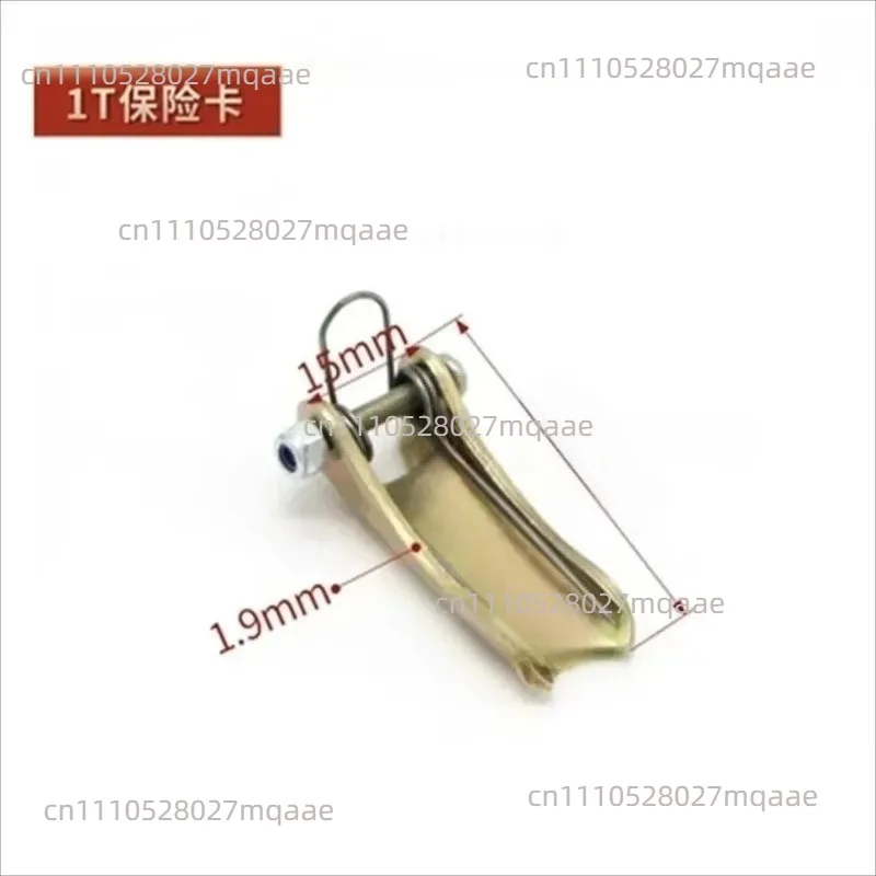 Suitable for Safety Clip Button, Safety Buckle, Anti Stripping Spring Tongue Thickening 1-10T Device of Crane Hand Zipper Crane