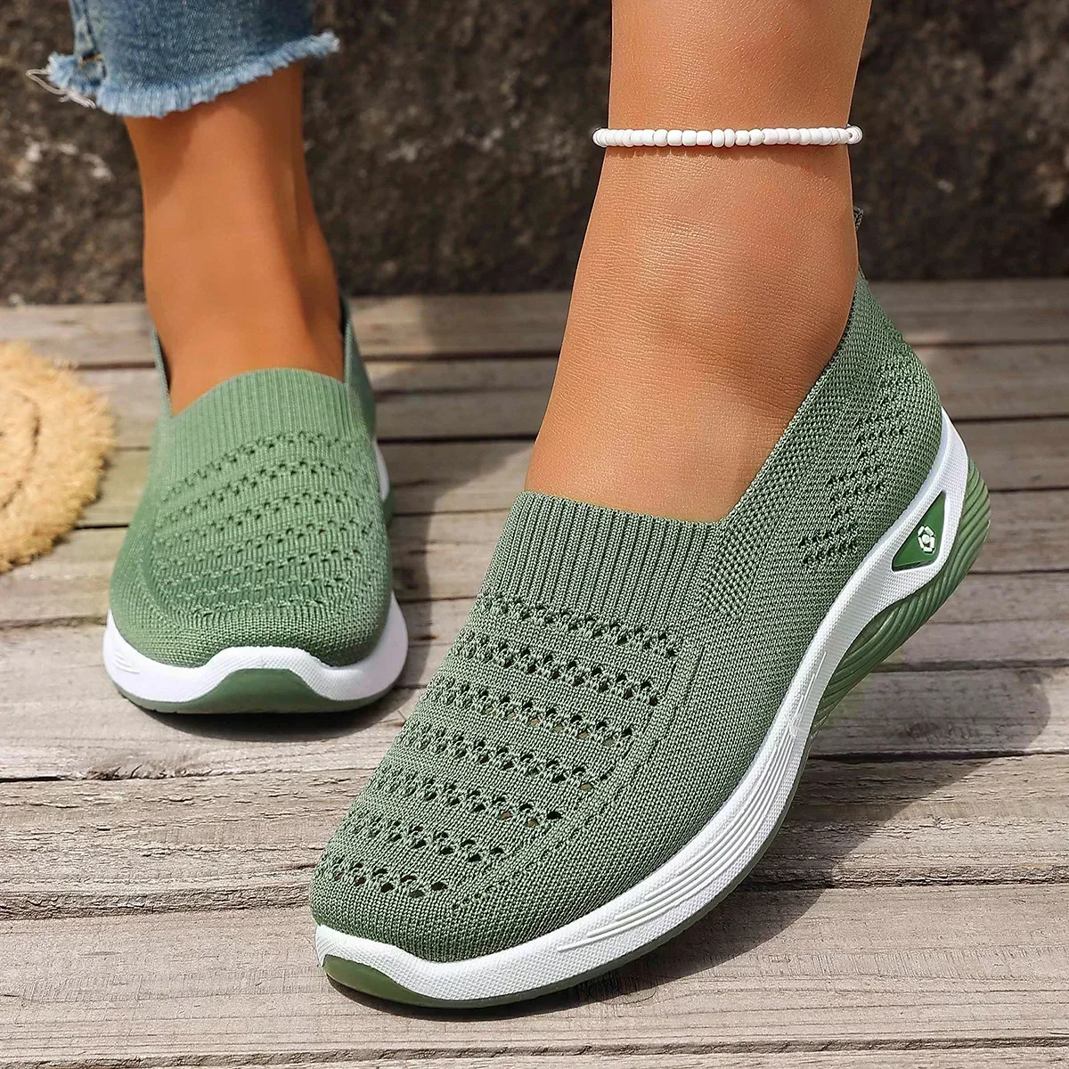 Atmungsaktive Freizeitschuhe Rutschfeste Outdoor-Sneaker für Tägliches Pendeln – Detail 9