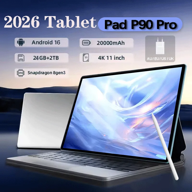 �y�Z�[�����z2026�N�V�^ Pad P90 Pro �^�u���b�g 11�C���` 24GB+2TB �^�u���b�g Android 16 Snapdragon8gen3 �^�u���b�gPC ��F�� 20000mAh 5G �f���A��SIM