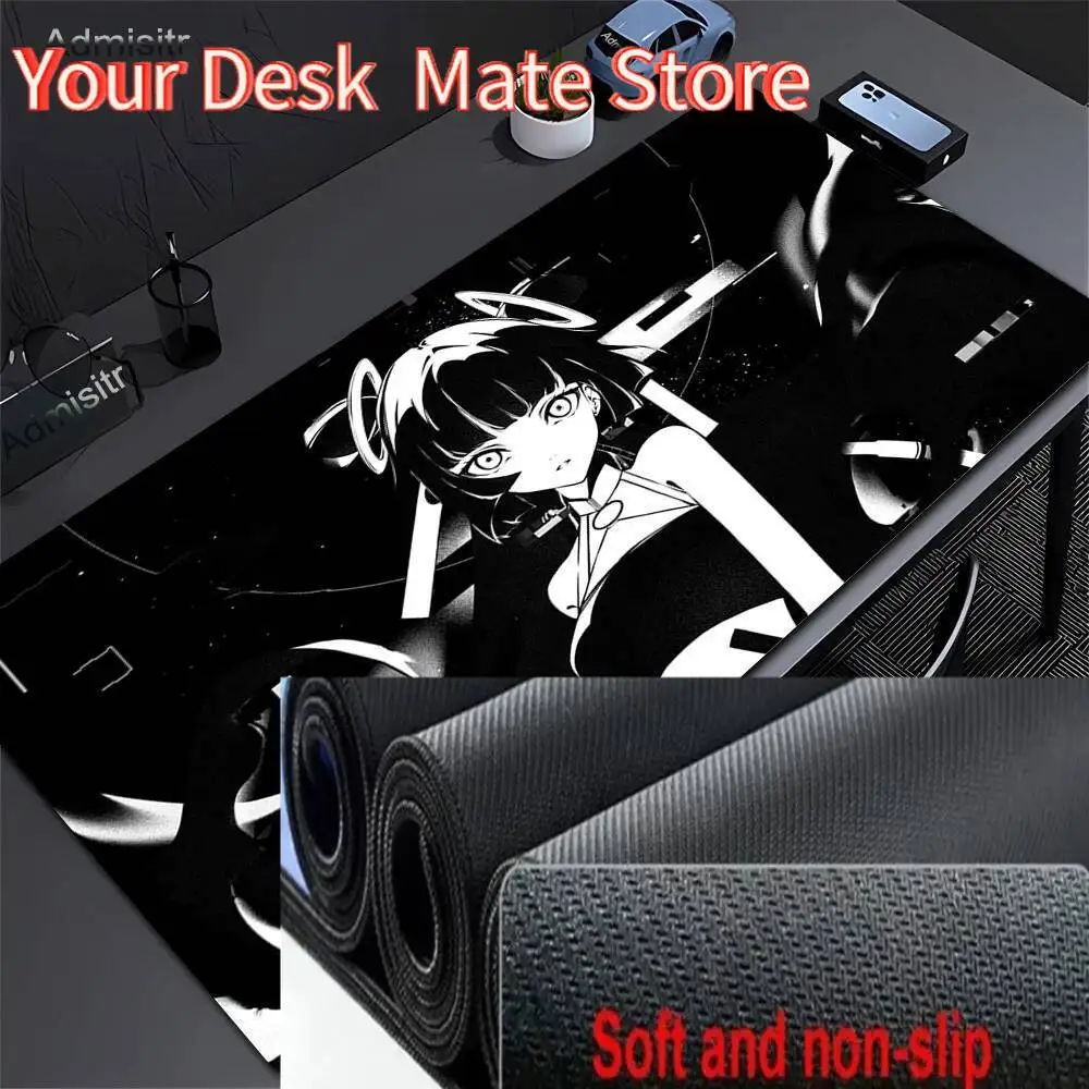 XXL Mouse Pad YUki Aim Gaming Speed Mouse Mat Game Premium Anime Girl Mousepad Professional E-Sports Gamer Desk Mat Keyboard Mat