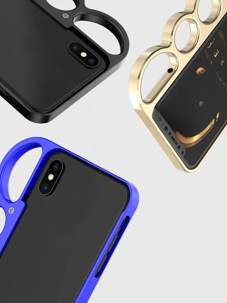 Metal aluminum alloy case suitable for Apple phone border protection cover