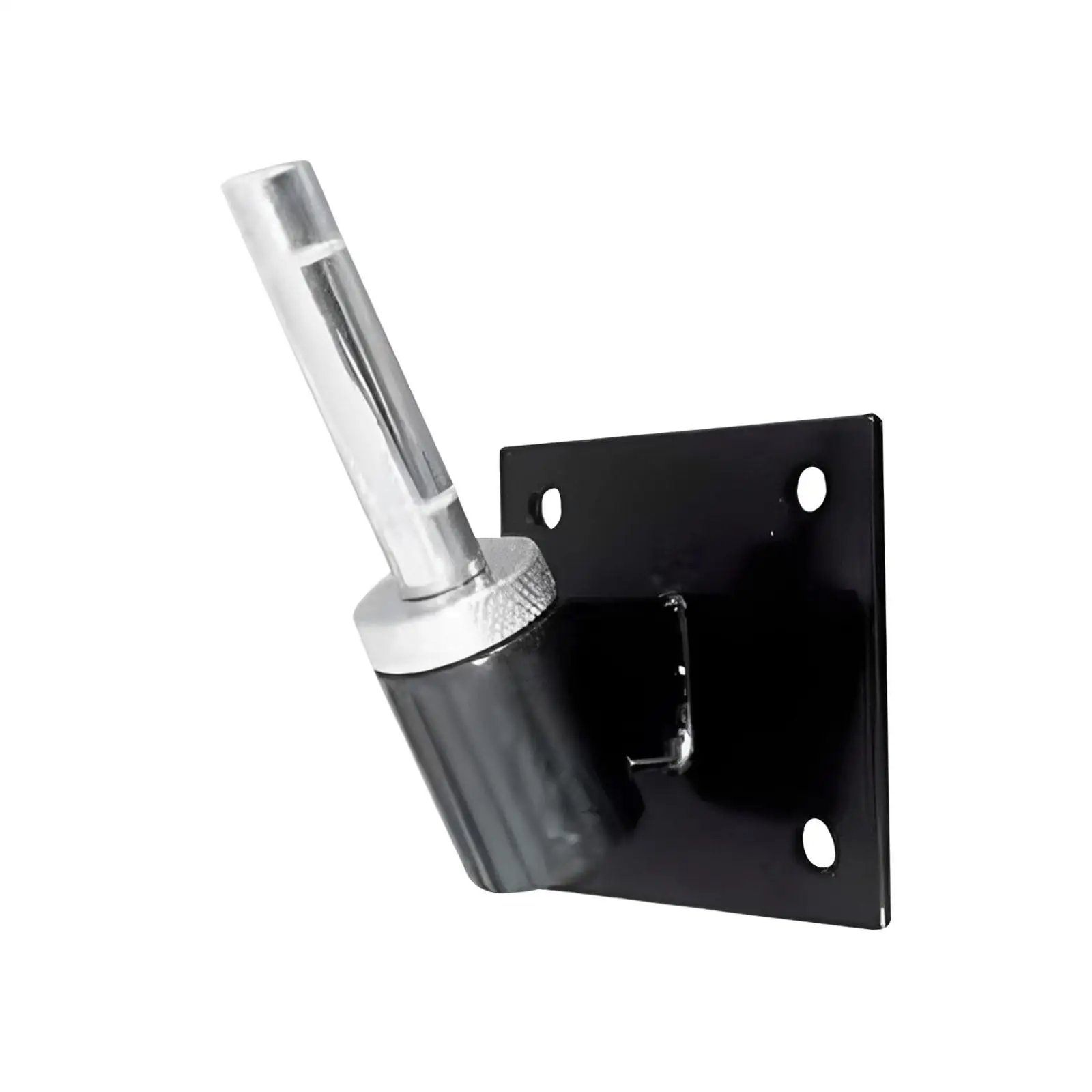 Heavy Duty Iron Flag Pole Base Wall Mount Bracket for Feather Banner Garden Outdoor Patio Display