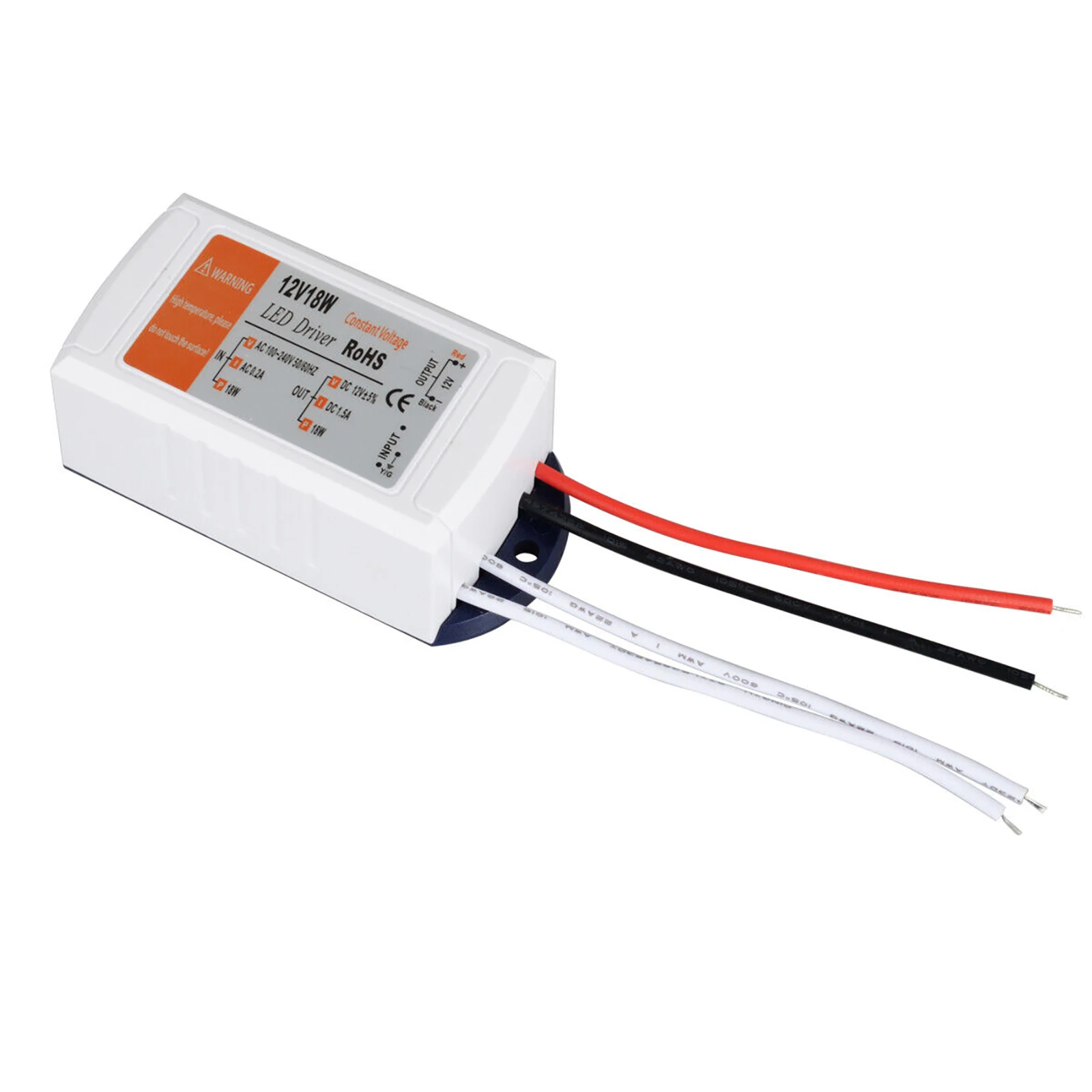 1Pc LED Driver AC 120V/240V to DC12V Power Supply LED Driver 18W Adapter Lighting Transformer Power Adapter For LED Strip Light