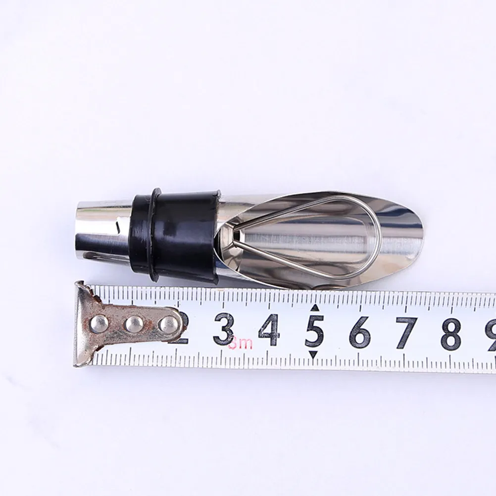 Stainless Steel Wine Pourer Leak-Proof Airtight Spout Reusable Aerator Stopper for Wine Liquor Oil Vinegar Bottle Decanter