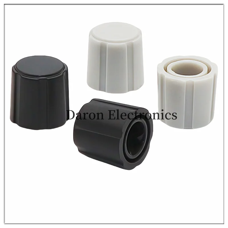 10PCS Plastic knob 11.5*11D hole 6mm potentiometer/code switch cap, audio speaker volume adjustment cap