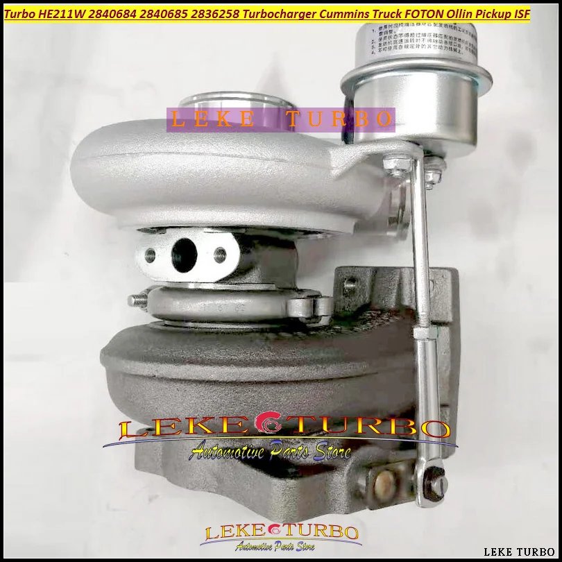 Turbo HE211W 2840684 2840685 2836258 Turbocharger For Cummins Truck For FOTON Ollin Pickup engine ISF