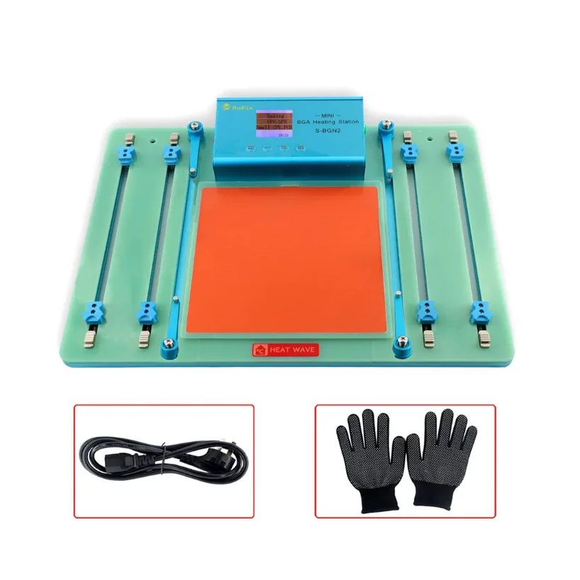 s Bgn2 Mini Bga BGA Heating Station for Laptop Macbook Pro Motherboard Heating Soldering T2 Chip Glue Removal Fix Repair Tool