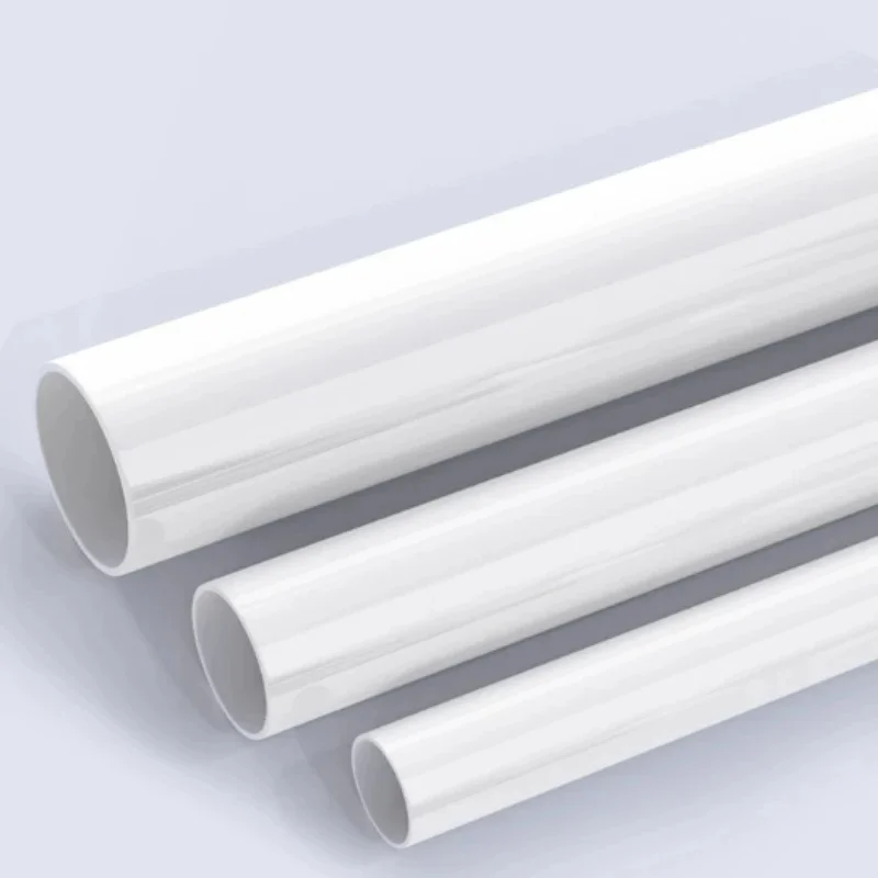 1pcs White PVC Plastic Pipe Tube OD 16~90mm Fish Tank Aquarium Tube Garden Irrigation Watering Fittings Length 500mm