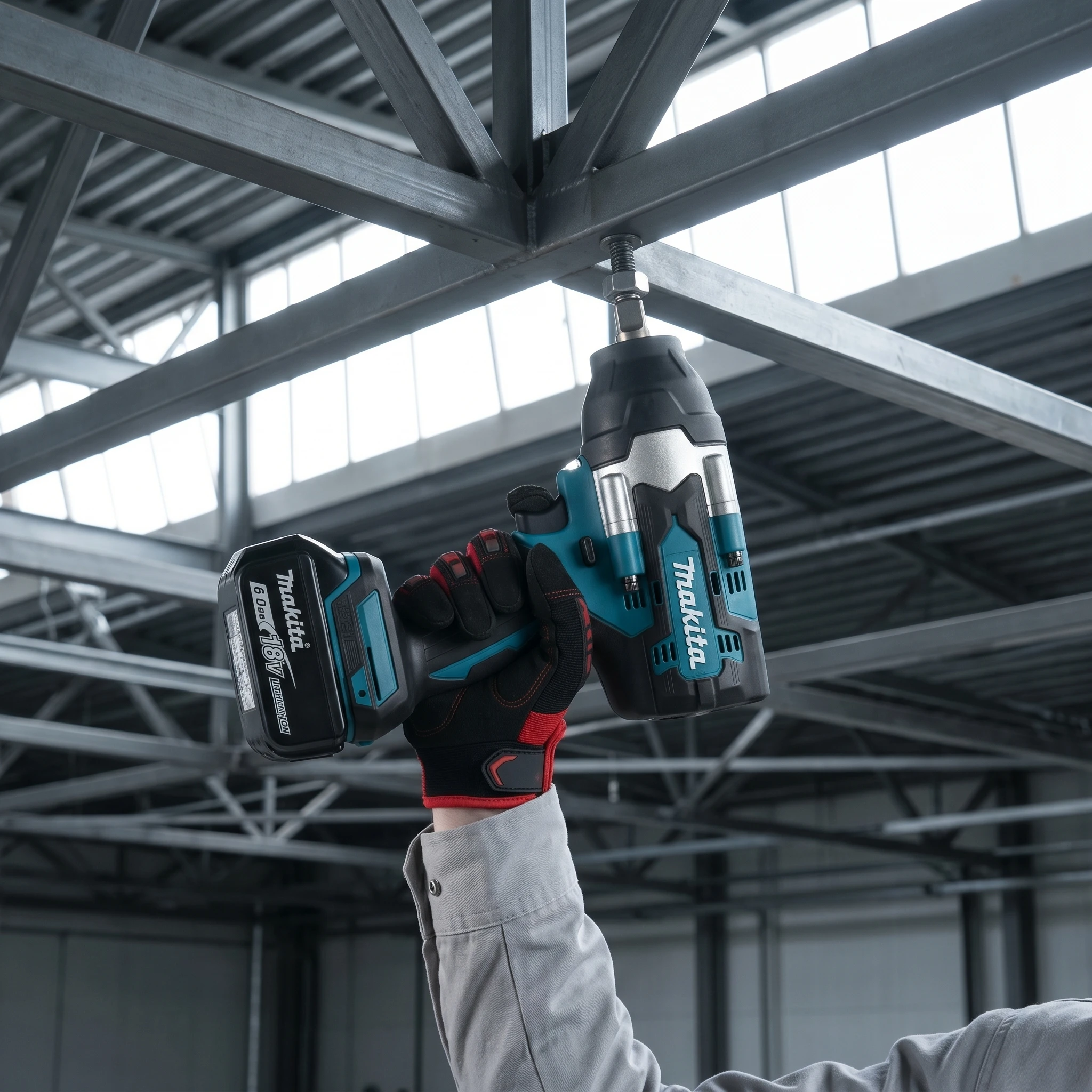 Makita DTW700 18V Brushless Impact Wrench Cordless 1000N·m 1/2 Inch Tool for Heavy Equipment and Industrial Bolt Fastening