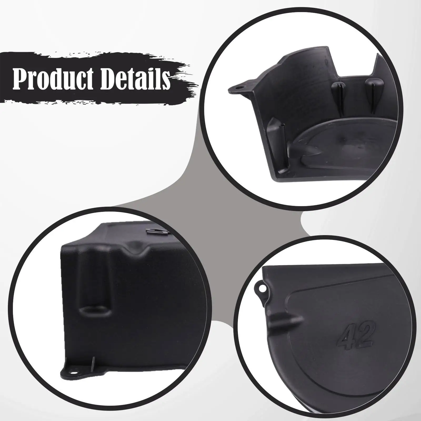 Right Hand Belt Shield Lawnmower Accessories Replacement Guard Lawn Mower Part Gy21773 Gx22644 for D130 x105 LA125 D120 LA115