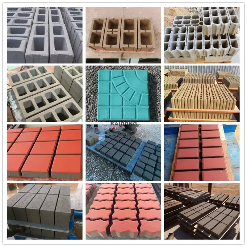 Customized QT4-36 Semi-automatic Hollow Solid Paving Three-in-one Brick Making Machine Concrete Cement Block Machine Small Brick