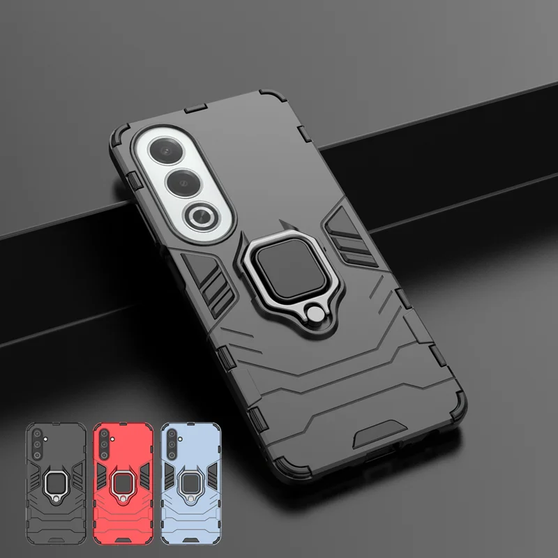 For Oneplus NordCE4Lite Case Shockproof Armor Ring Holder Stand Case For OneMore Nord CE4 Lite CE4Lite CE 4Lite Light 5G Cover