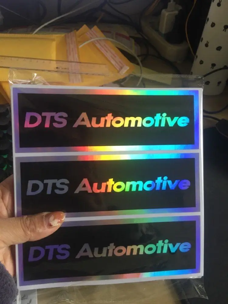 DIY holographic material, 100 pieces/batch of personalized wedding, birthday, gift box stickers, customized company logo 3-20cm