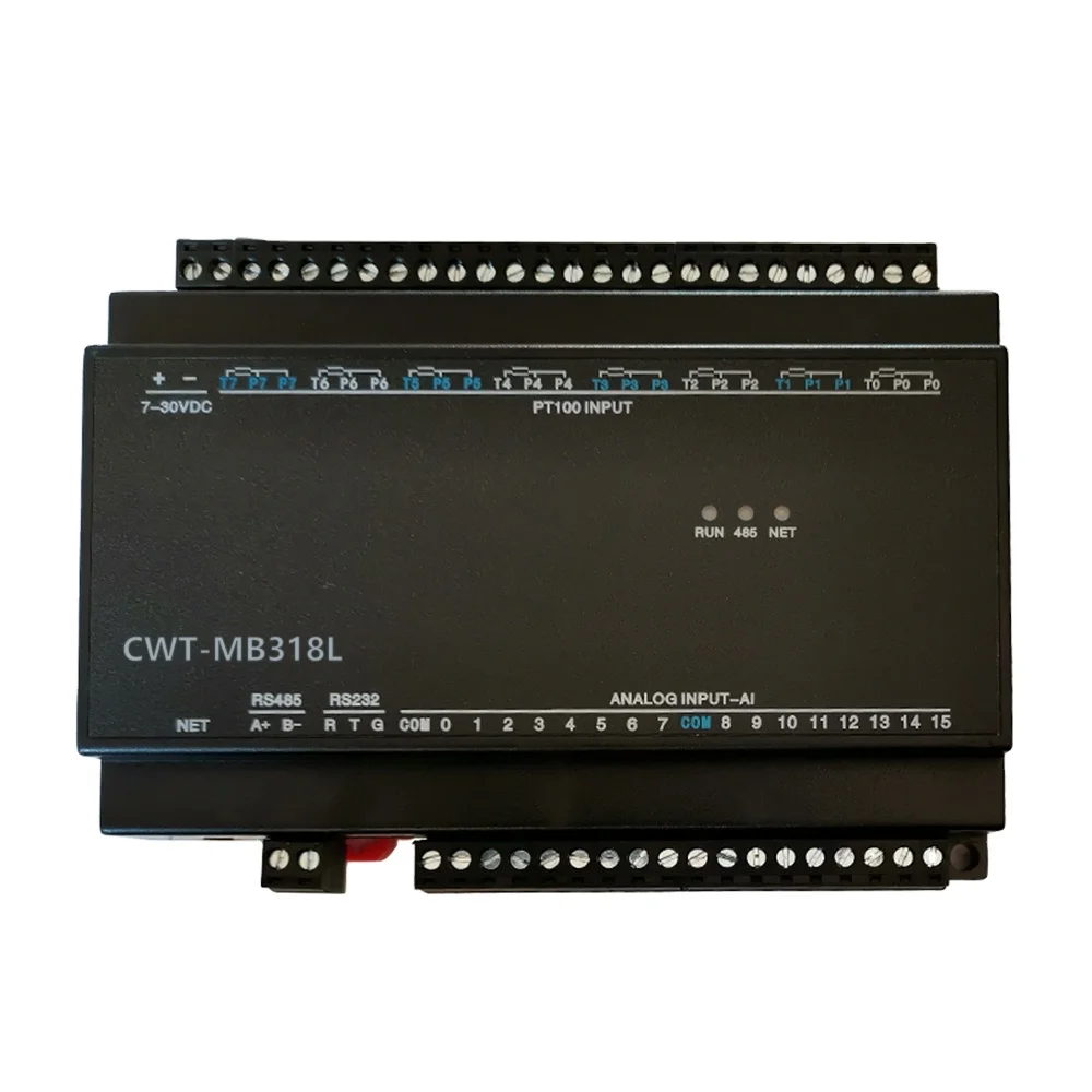 CWT-MB318L 8PT+16AI RS485 RS232 Ethernet Modbus Rtu Tcp Io Acquisition Module
