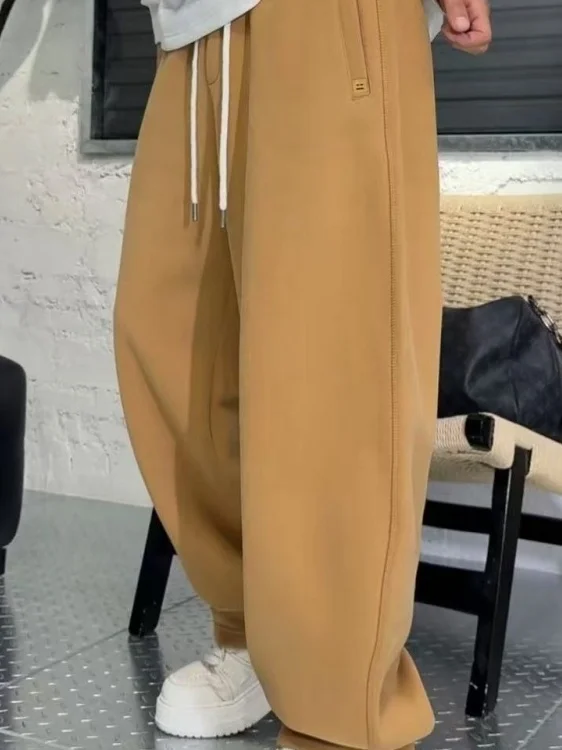 

YULE High Quali Faionable Comfortable Spor Knife- Sweatpants Casual Straight Leg Pants for Men Autumn Season