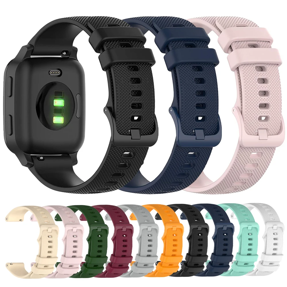 20/22mm Armband für Garmin Vivoactive 6 4 5 3/Venu 4 3 Sq 2 Plus/Forerunner 55 570 265 255 165 245 Music/Vivomove 3 Band Armband