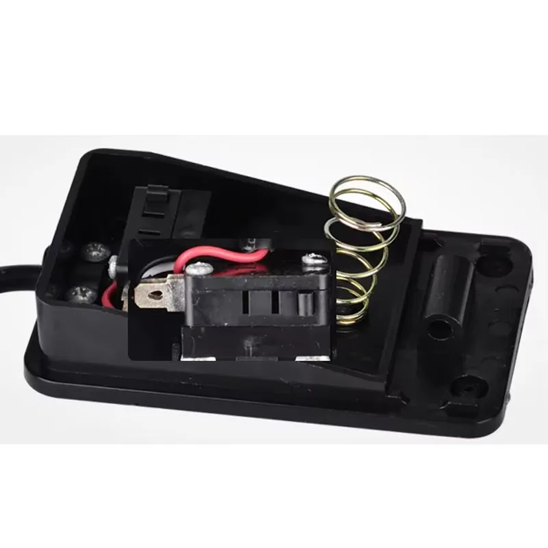 1Pcs Foot Switch Nonslip Electric Power Control Reset Foot Pedal Switch with 2 pin Aviation Plugs Footswitch