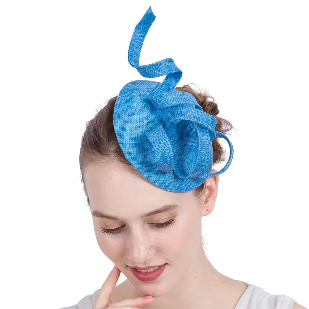 

Imitation Sinamay Fashion Fascinators Hat for Women Kentucky Derby Bridal Wedding Party Races Event Women Hair Accessories