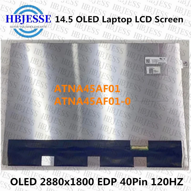 Imagem -02 - Tela Oled para Laptop para Asus Asus Zenbook Pro 14 Duo Atna45af010 Atna45af01 Ux8402z Ux8402za 2880x1800 40 Pinos Edp 145 Polegadas