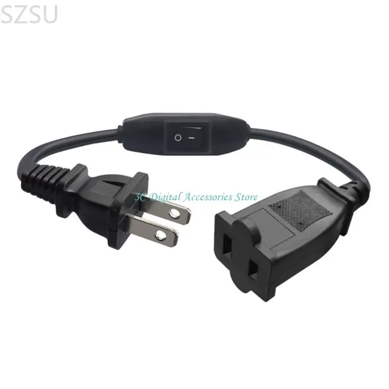 

SZSU PVC Материал Адаптер мощности 1-15p Мужчина до 1-15R самка с переключателями 0,3 метра кабеля