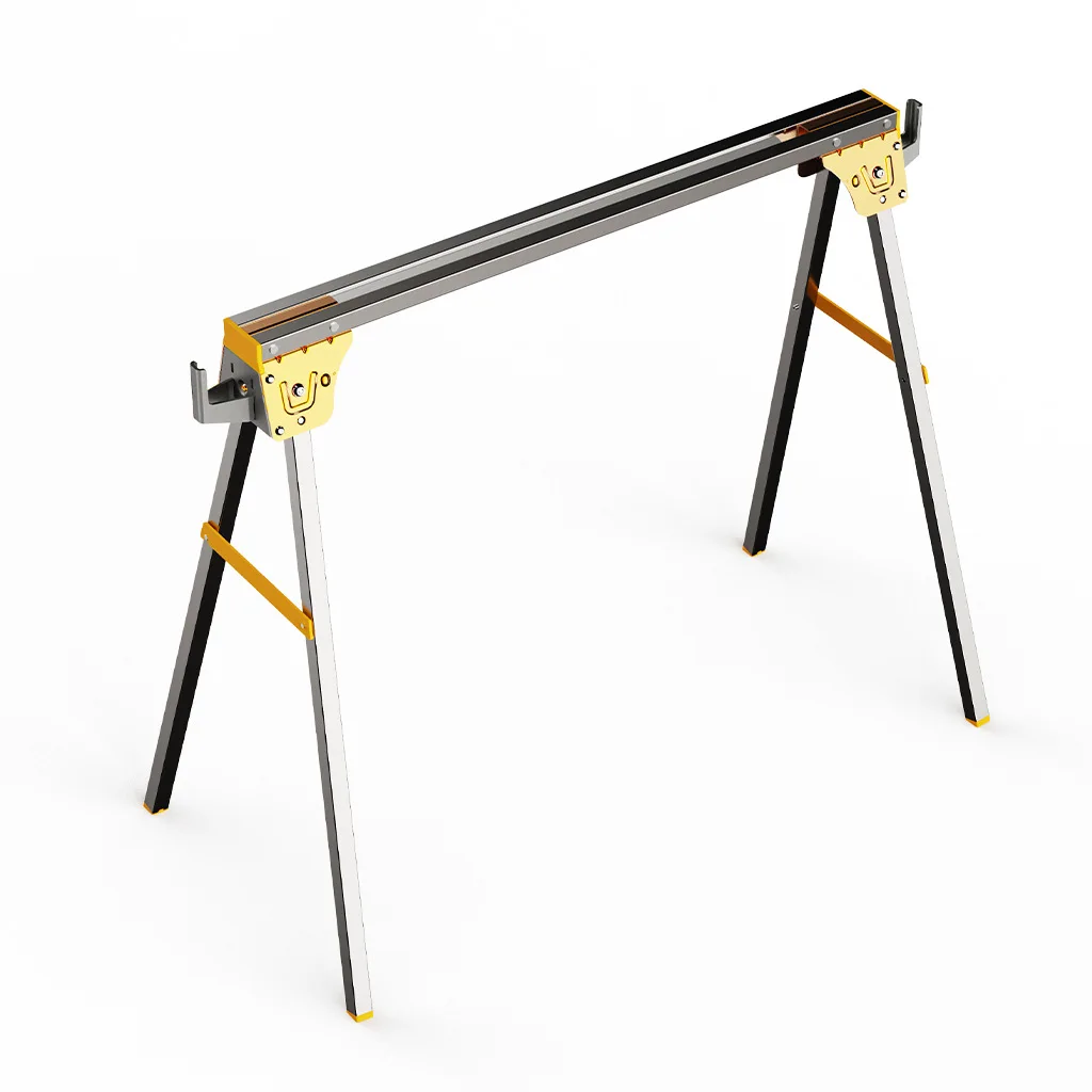 Foldable Iron Saw Wood Saw Frame, Saw Horse Bracket Portable Multifunctional Removable Hook