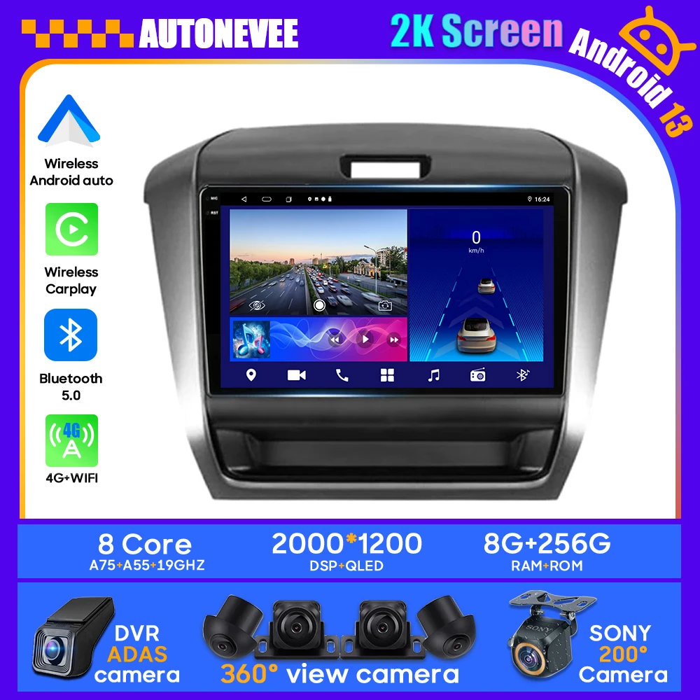 

Head Unit Android Car Player Multimedia For Honda Freed 2 2016-2020 GPS BT 4G Carplay Radio Navigation Auto Screen No 2din DVD