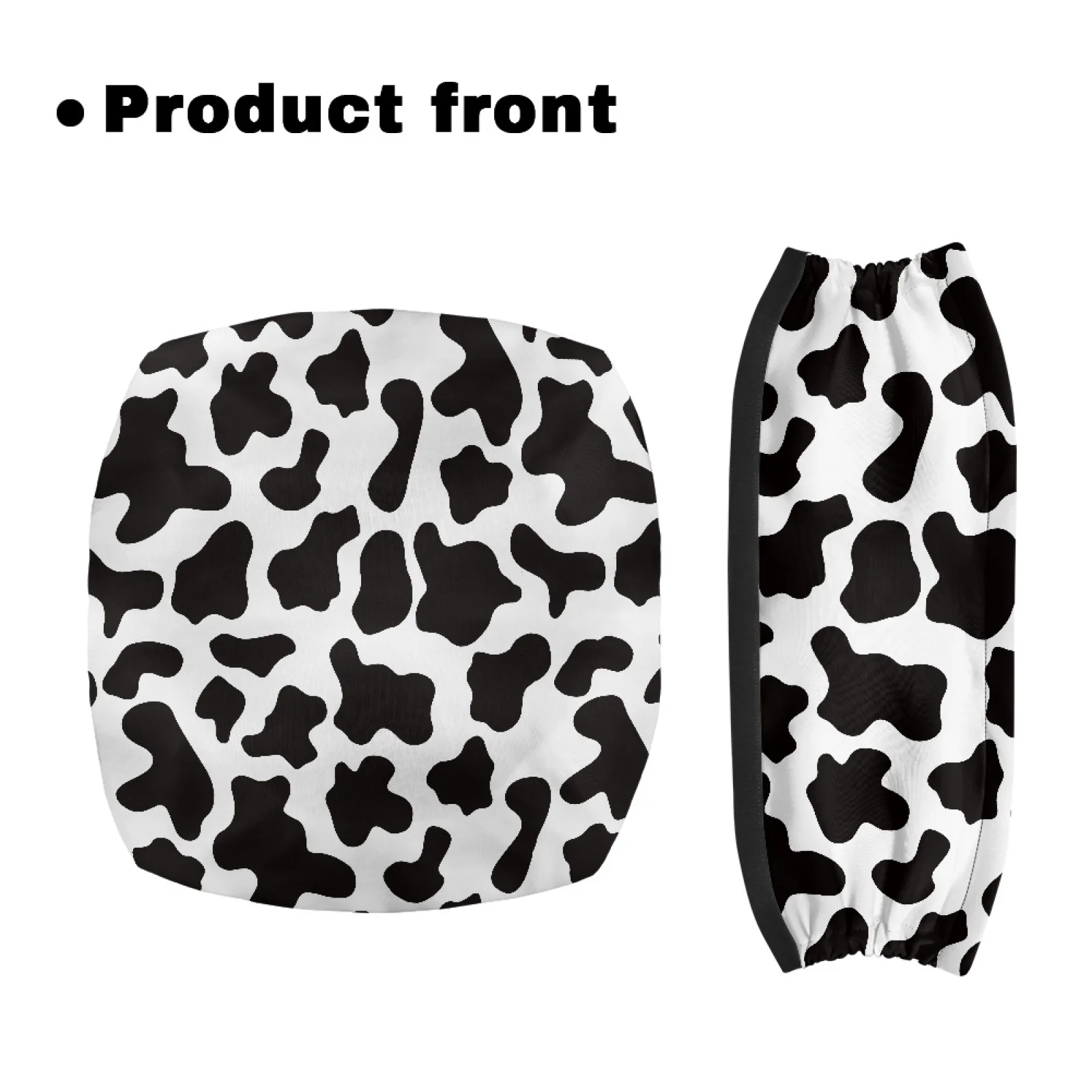 Coloranimal Cow 2 Pcs Walker Cover Polyester Fabric Rollator Walker Seat Cushion Cover for Ladies