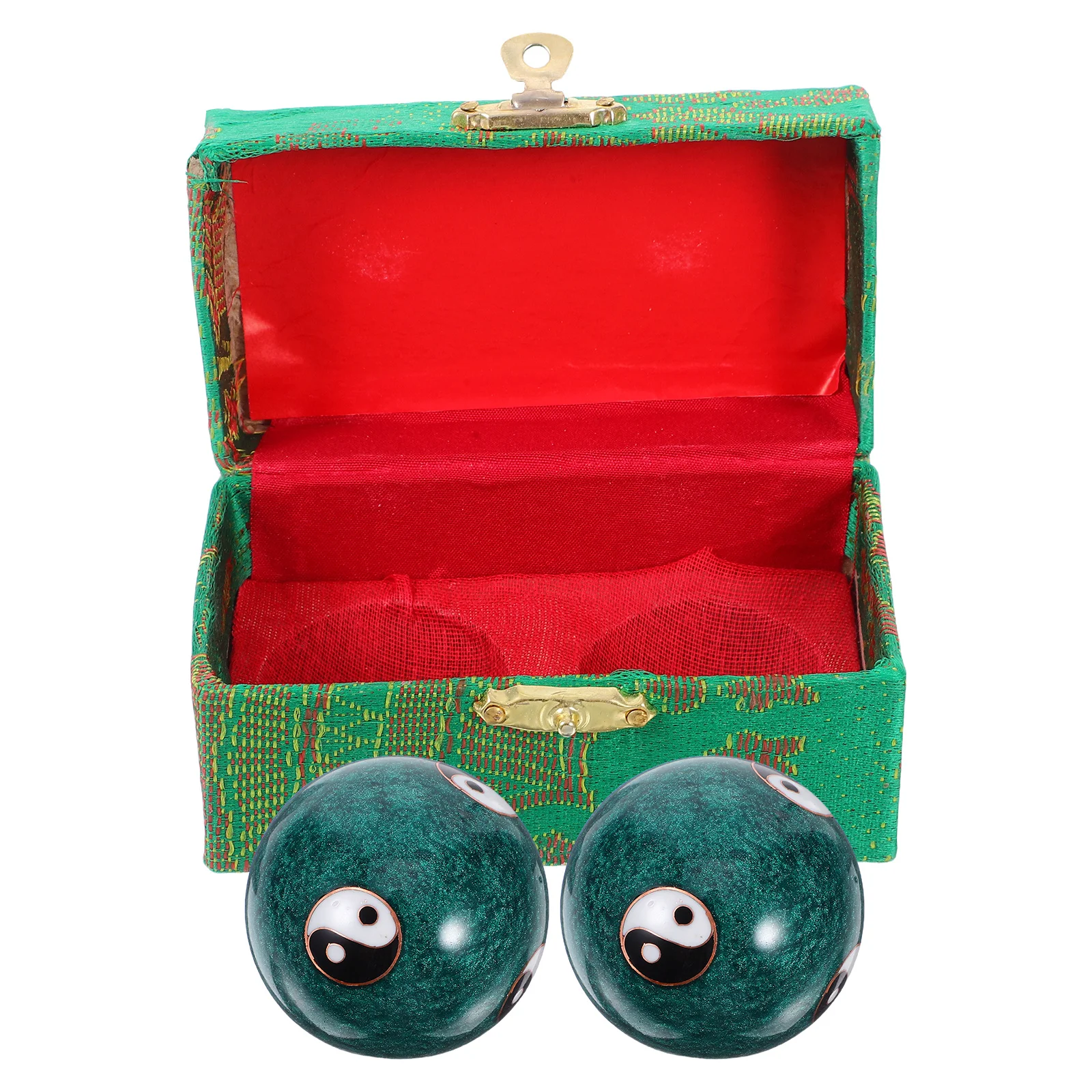 

1 пара 47 мм традиционные китайские массажные шарики для рук, легкие вращающиеся упражнения для ладони, акупунктурные точки, релаксация, портативное здоровье