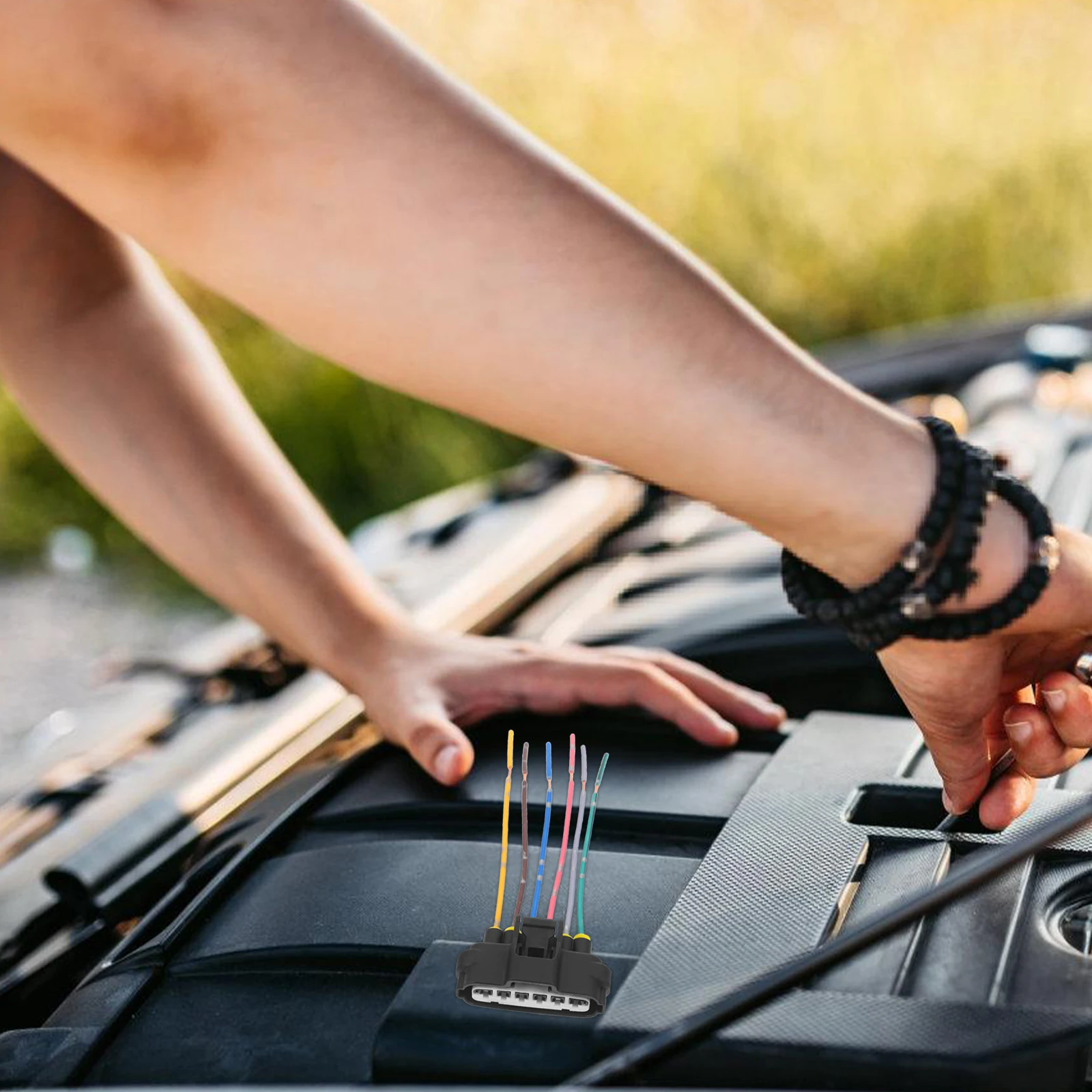 

Car Throttle Plug Ignition Coil Wire Kit Connector Harness Wiring Durable Reliable Easy Installation Long Term
