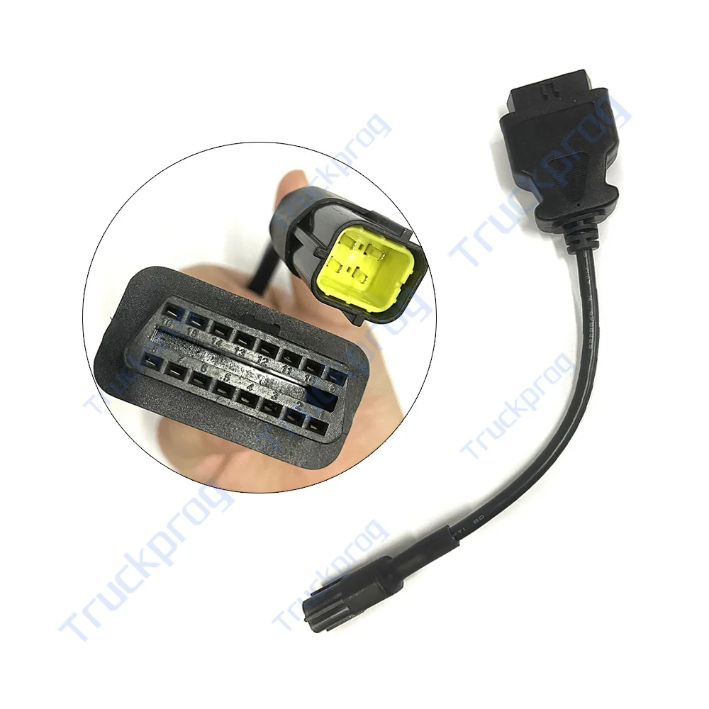 4 دبوس كابل التشخيص ل كوبوتا بايثون لواجهة Diagmaster ECU كابل تسجيل البيانات لكابل كوبوتا DST-i 4 دبوس