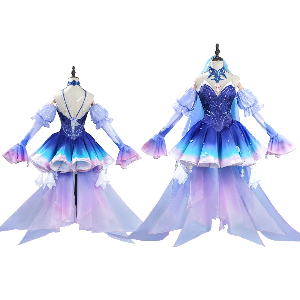 

High Quality Full Size Women Honor of Kings Wang Zhaojun Cosplay Costume Night Rebirth Halloween Christmas