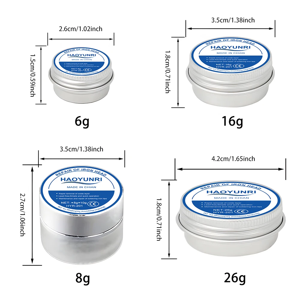

Repair Solder Iron Tip Cleaner For Removing Oxidized Soldering Tip Resurrection Paste
