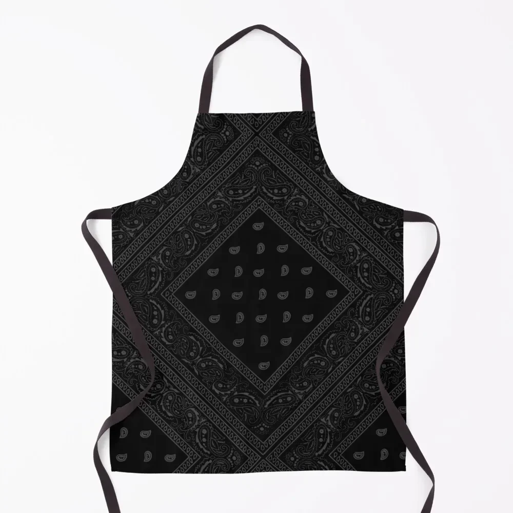 

Bandana pattern Apron restaurant accessories with pockets painters Apron