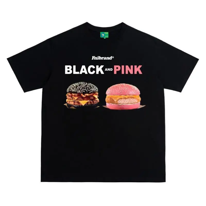 

American street T-shirt casual popular pure cotton loose style round neck short-sleeved top men clothing men t shirt y2k tops