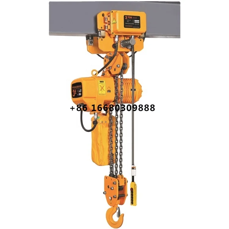 220V 380V 1 Ton 2ton Fixed Trolley Type Travelling Type Wall Mounted Electric Hoist Jib Boom Crane