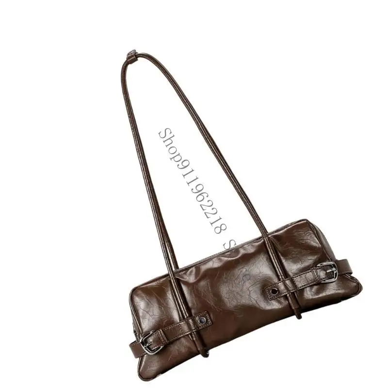 

Women Underarm Bag Biker Bag Fashion Armpit Bag Large Capacity Shoulder Bag 066F