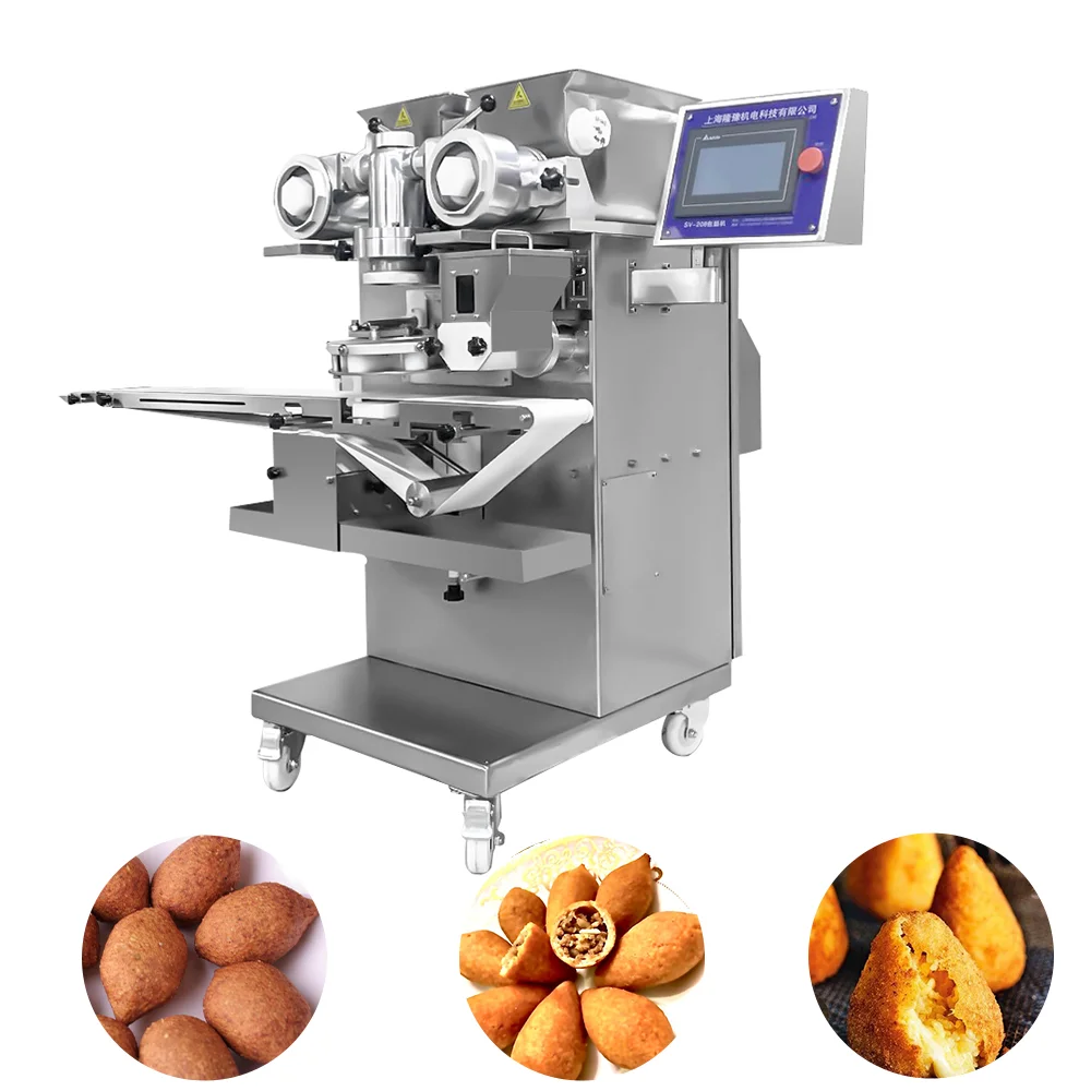 Big Kubba Kibbeh Maker  Service Custom Shape Automatic Coxinha Croquettes Encrusting Machine For Restaurant
