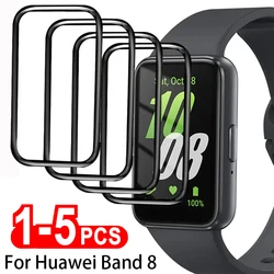 1-5 pezzi di vetro morbido per Huawei Band 8 Band 7 6 Pro Smartwatch pellicola protettiva per schermo intero per Honor band 7 6 Cover Strap