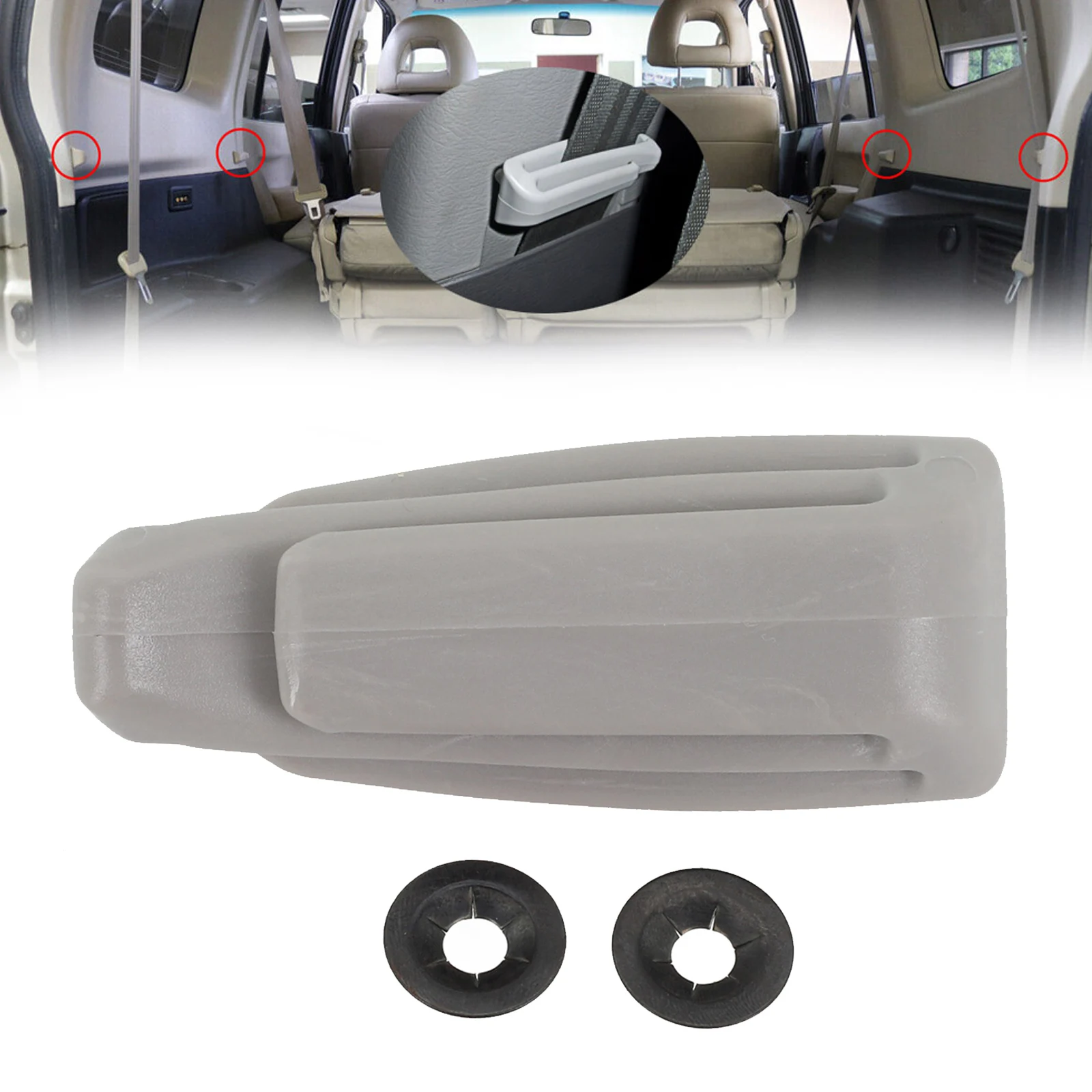 

1x задний зажим для ремня, держатель для Pajero V90 для Montero V80 RR для Outlander Cw/Gf/Gg 7005A148XA/MR655527/MR64350