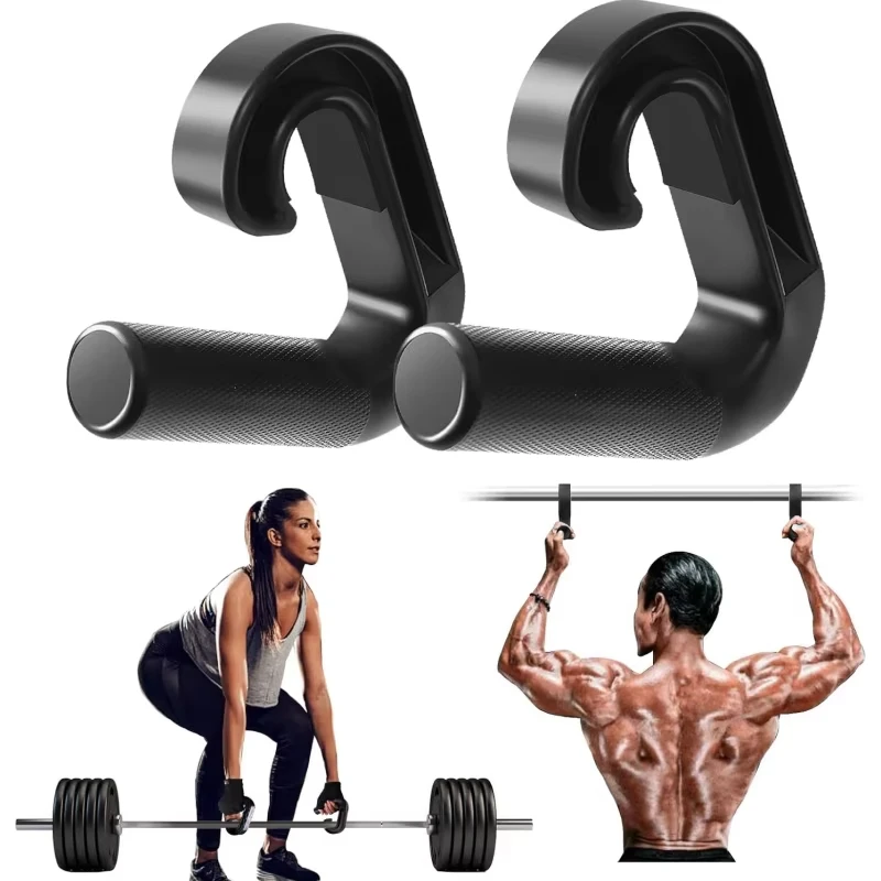 Manijas de dominadas con agarre neutro, manijas multiusos resistentes para dominadas y peso muerto, manijas de entrenamiento ergonómicas, accesorios de gimnasio