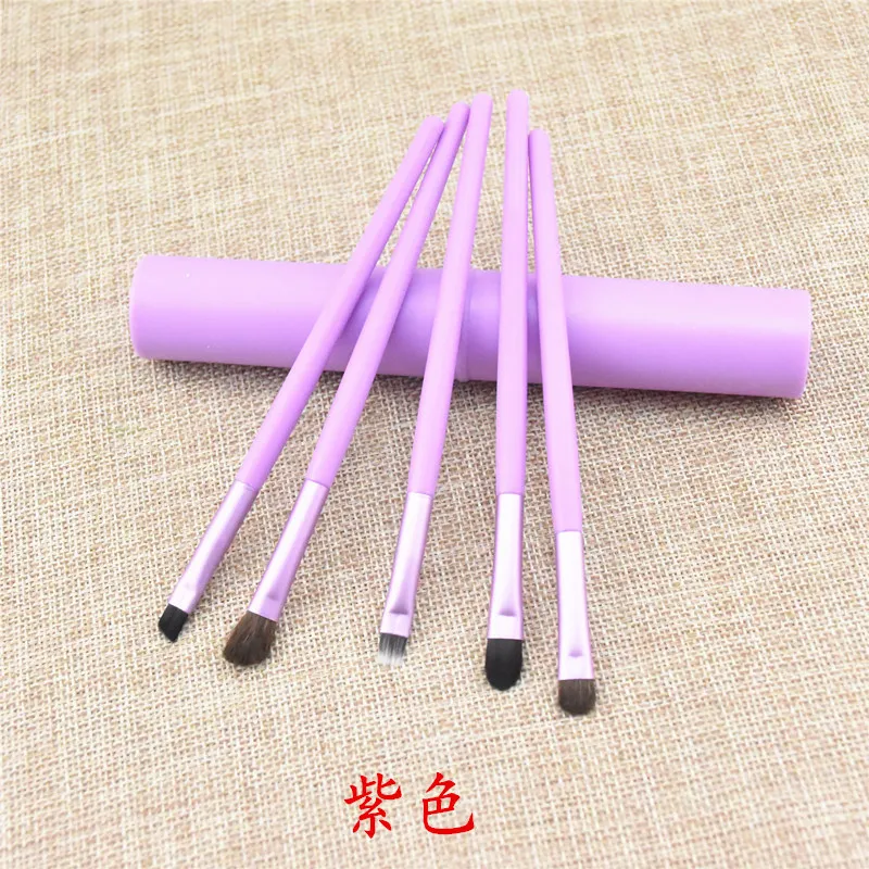 Professional Makeup Brushes Set Portable Travel Eye Makeup Brush Set Mini Eyeshadow Eyeliner Eyebrow Lip Brush Women Beauty Tool