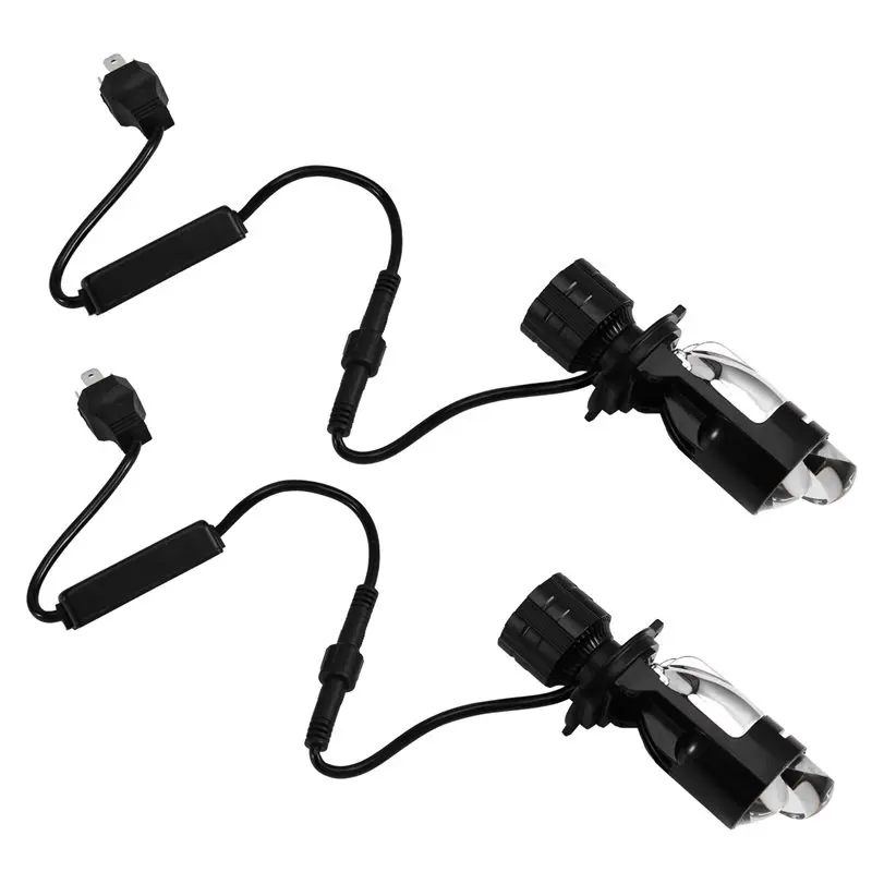 

AU05 -A82 H4 Lens Headlights Auto Lamp Mini LED HIB2 Bulbs Dual Projector Car Motorcycle Light