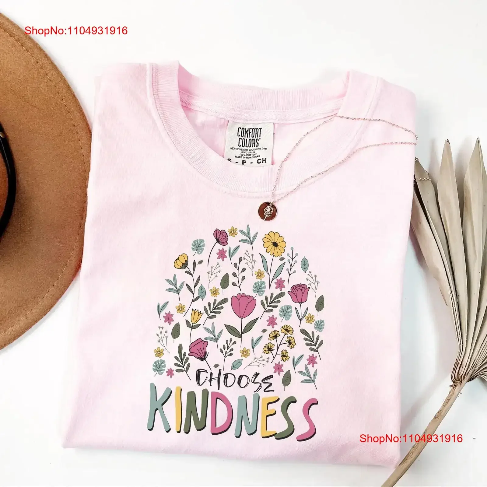 

Choose Kindness T Shirt Be Kind Floral Teacher Back To School Appreciation For New vintage Washed Soft Breathable Slightly
